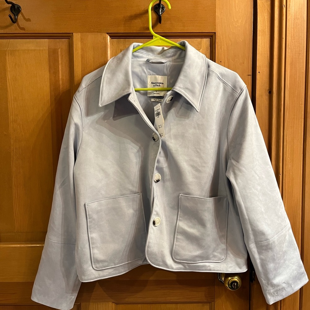 Abercrombie & Fitch Vegan Suede Jacket